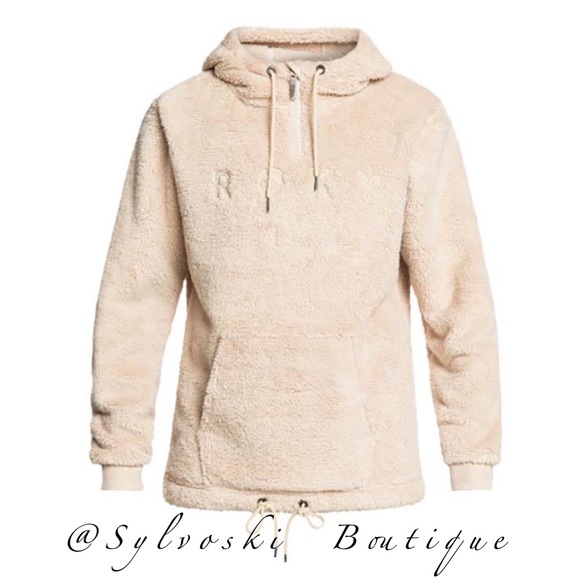 🔥Roxy Pluma Sherpa Hoodie- Women's NWT - Picture 3 of 8